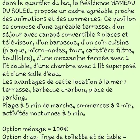 Pavillon Proche ~ Hameau Du Soleil